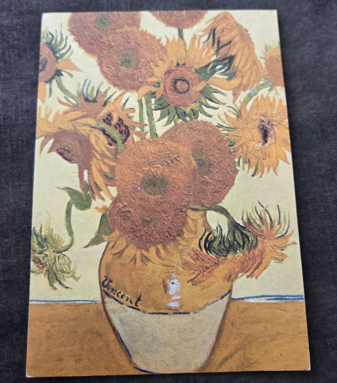 Vincent van Gogh - Zonnebloemen (1984), Verzenden, 1980 tot heden, Gelopen, Overige thema's