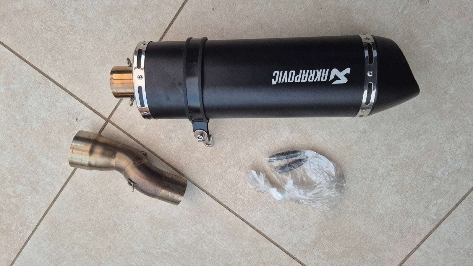 Akrapovic demper voor BMW 1200 GS LC, Motoren, Ophalen of Verzenden, Gebruikt