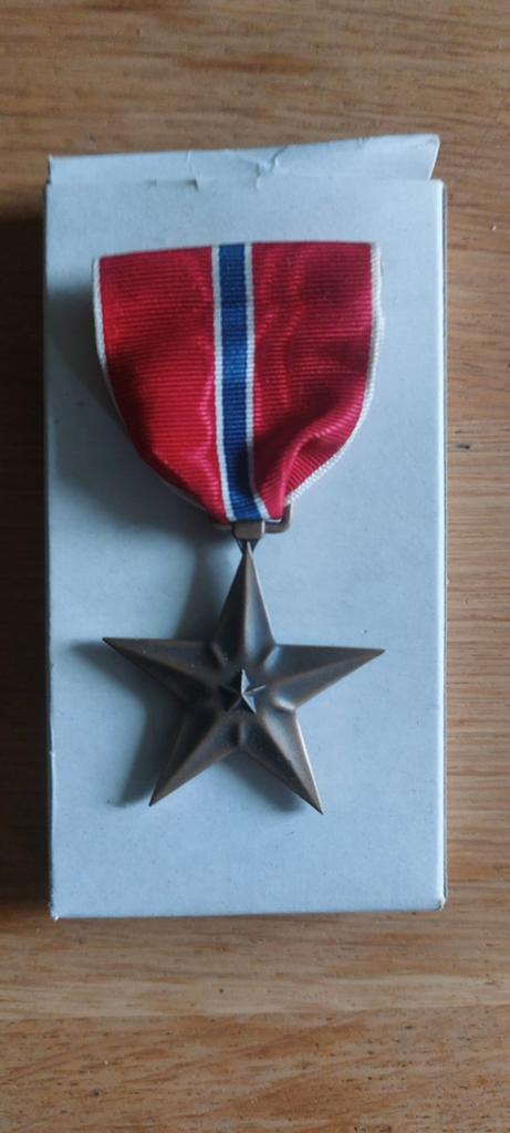 Amerikaanse Bronze Star Medaille - Oorlogsonderscheiding, Verzamelen, Militaria | Tweede Wereldoorlog, Ophalen of Verzenden, Overige soorten