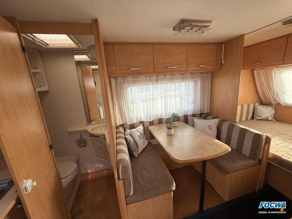 Caravelair Antares Luxe 400 AMF Dwarsbed Zit Toilet Luife, Schokbreker, Bedrijf, Treinzit, 4 tot 5 meter