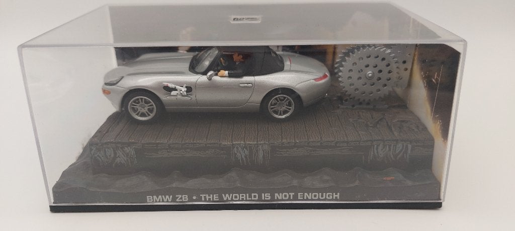 #4 BMW Z8 James bond auto met boekje, Hobby en Vrije tijd, Modelauto's | 1:43, Verzenden, Nieuw, Auto, Universal Hobbies