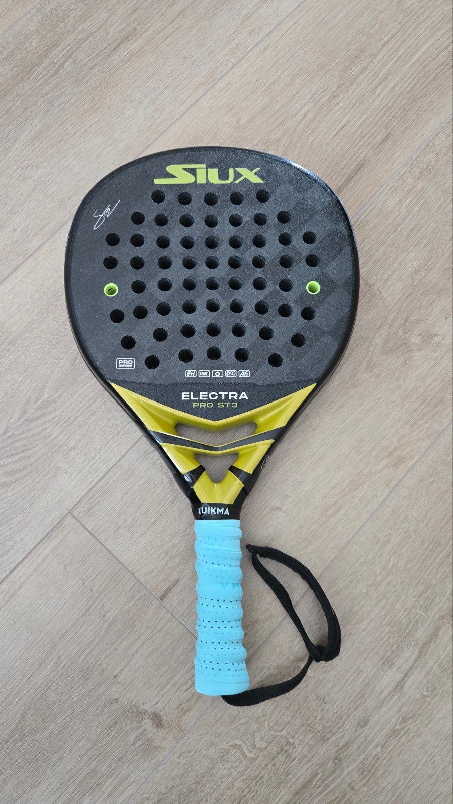 Siux Electra Pro ST3 Padelracket, Sport en Fitness, Padel, Ophalen of Verzenden, Gebruikt, Padelracket