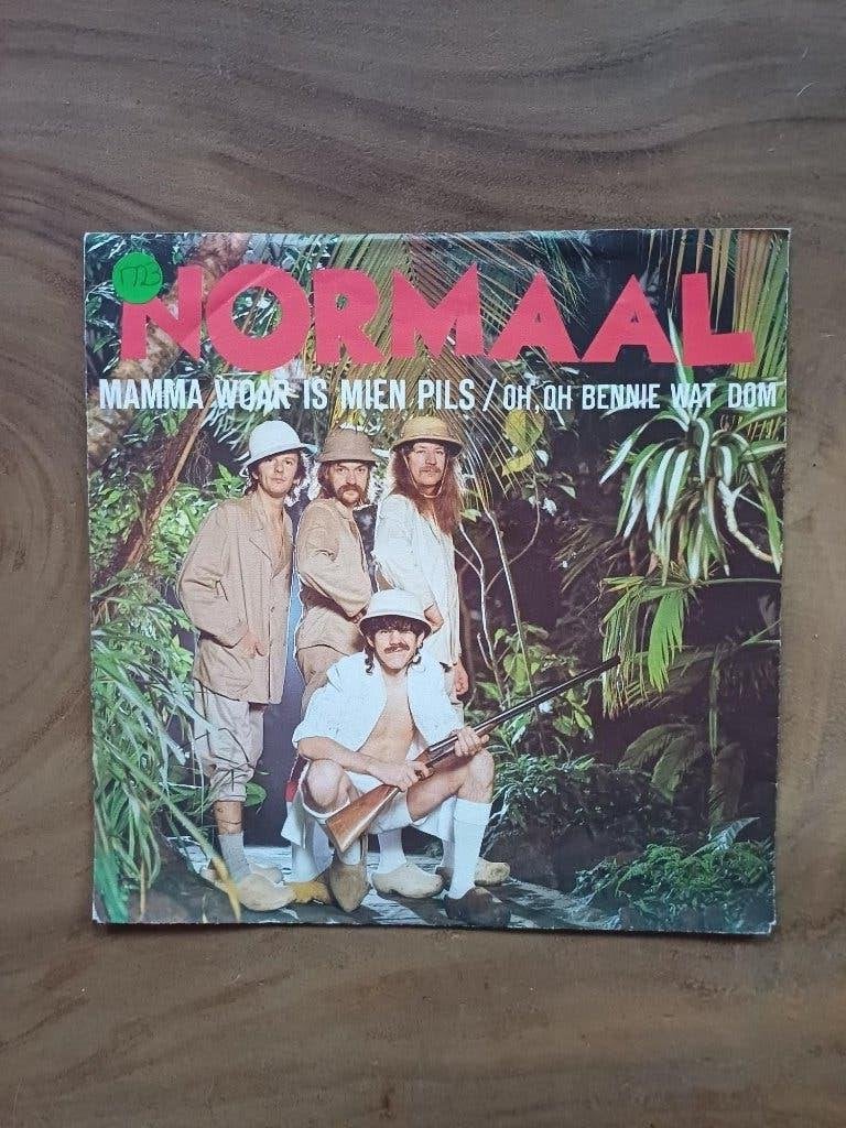 Normaal - Mama waar is mien Pils - Single - Vinyl, Cd's en Dvd's, Ophalen of Verzenden, Gebruikt, Nederlandstalig