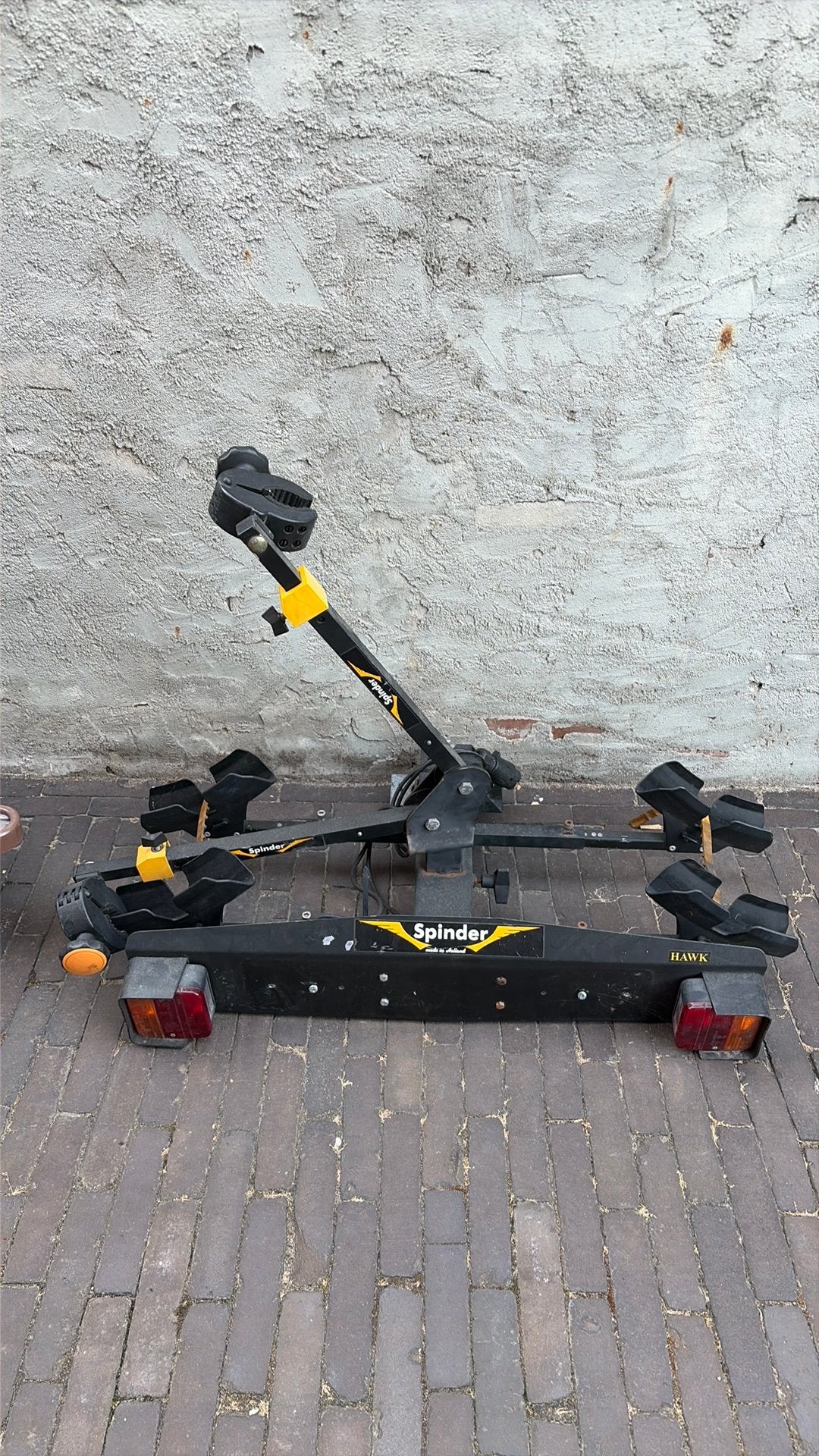 Spinder hawk fietsendrager voor 2 fietsen, Ophalen, 2 fietsen, Gebruikt, Trekhaakdrager