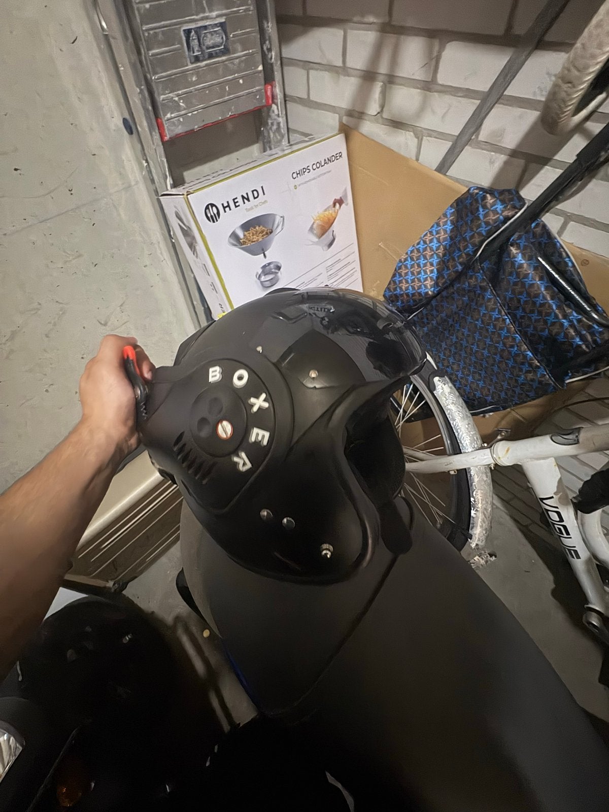 Roof Boxer V8 helm - Mat zwart - Maat XL, Motoren, Kleding | Motorhelmen, Overige merken, Systeemhelm, Heren, XL