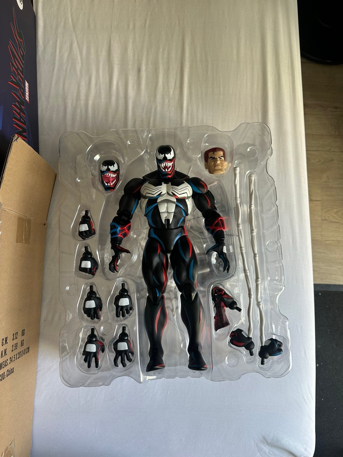 Mondo Spider-Man Animated Series Venom 1/6 Schaal Figuur, Ophalen of Verzenden, Zo goed als nieuw