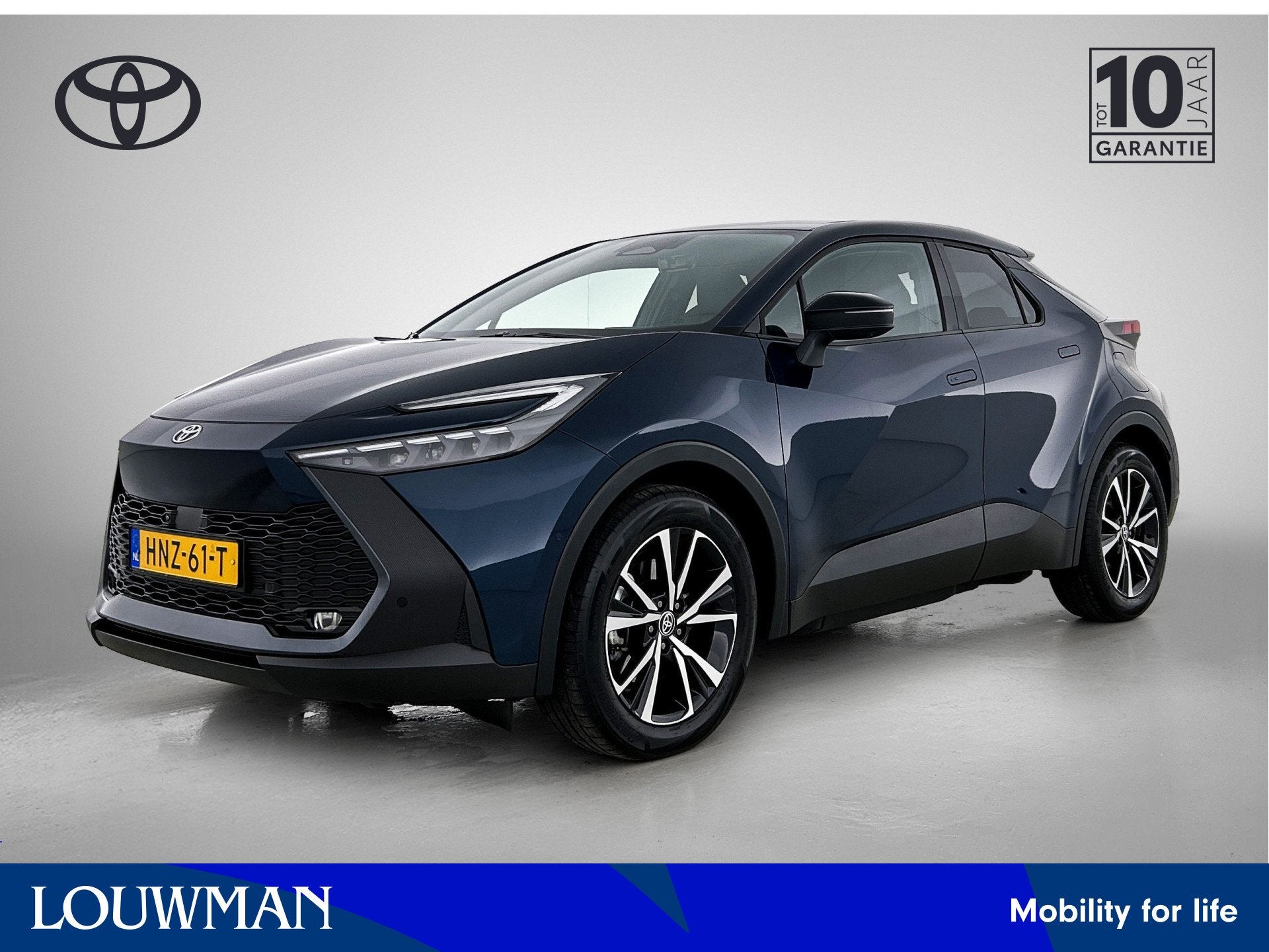 Toyota C-HR 2.0 Plug-in Hybrid 220 First Edition | BTW Voert, Auto's, Stof, Blauw, Bedrijf, Hybride Elektrisch/Benzine