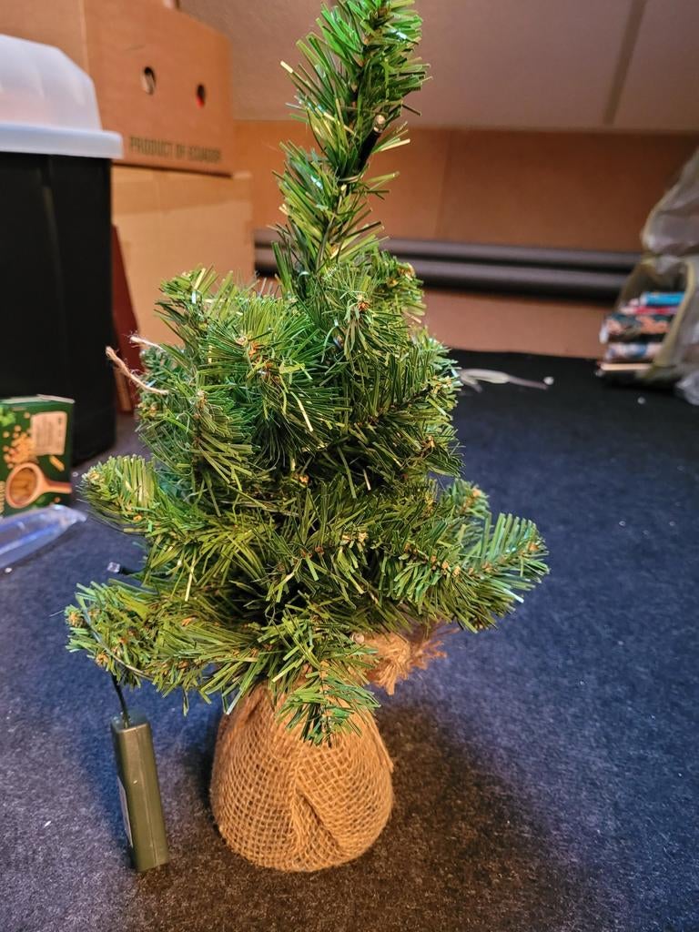 Kleine kerstboom met verlichting, Diversen, Kerst, Ophalen of Verzenden