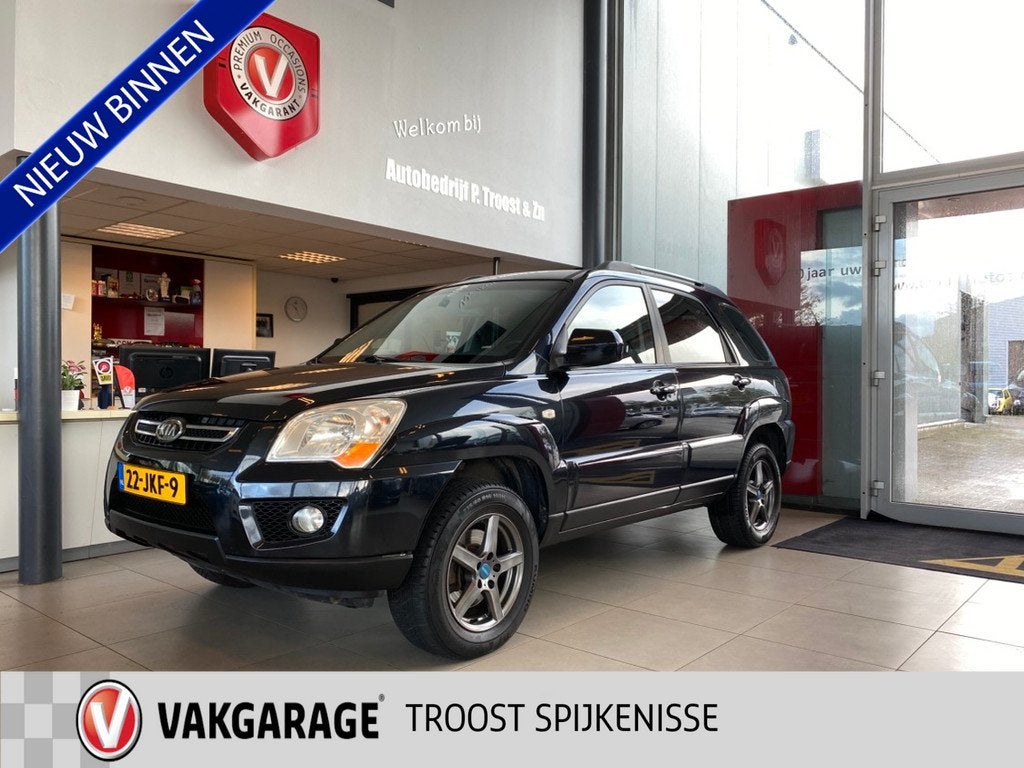 Kia Sportage 2.0 CVVT X-ecutive,Navigatie,Climate&Cruisecont, Auto's, 1442 kg, Stof, 4 cilinders, Zwart