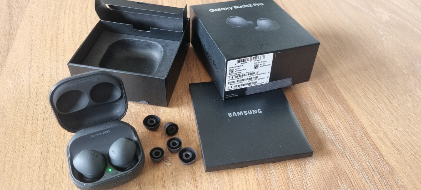 Samsung Galaxy Buds2 Pro Graphite, In-ear, Gebruikt, Draadloos, Ophalen of Verzenden