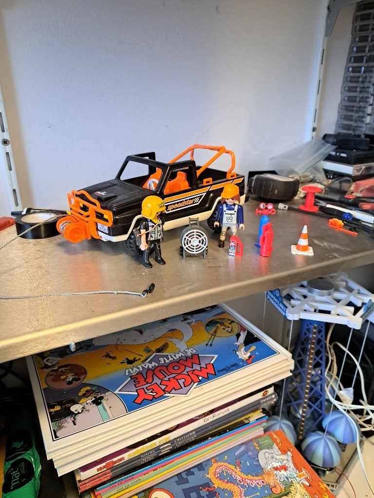 Playmobil racing team (Z239-139), Ophalen of Verzenden, Zo goed als nieuw