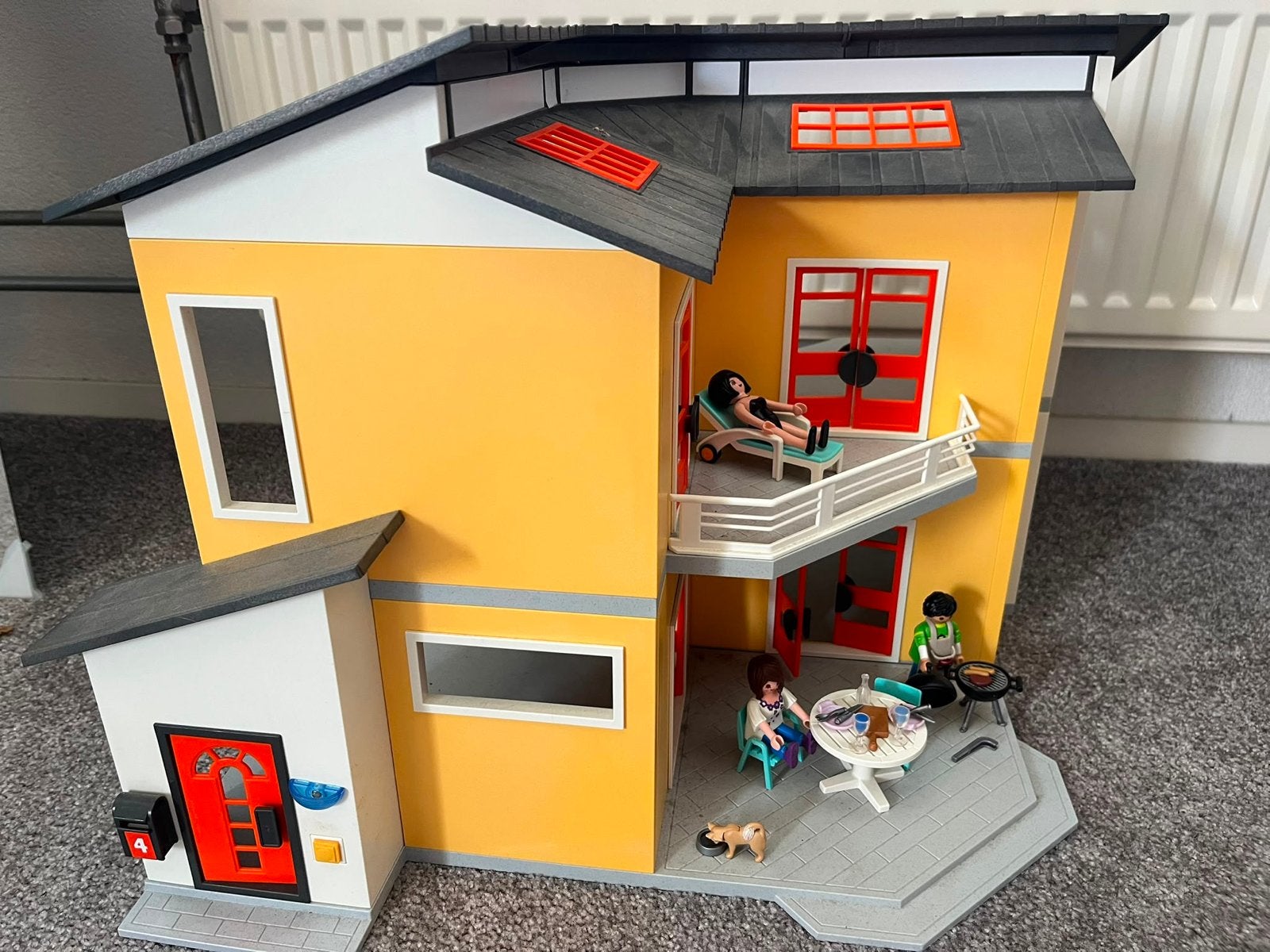 Playmobil 9266, 9267, 9270 Woonhuis met veel accessoires, Ophalen, Zo goed als nieuw, Poppenhuis