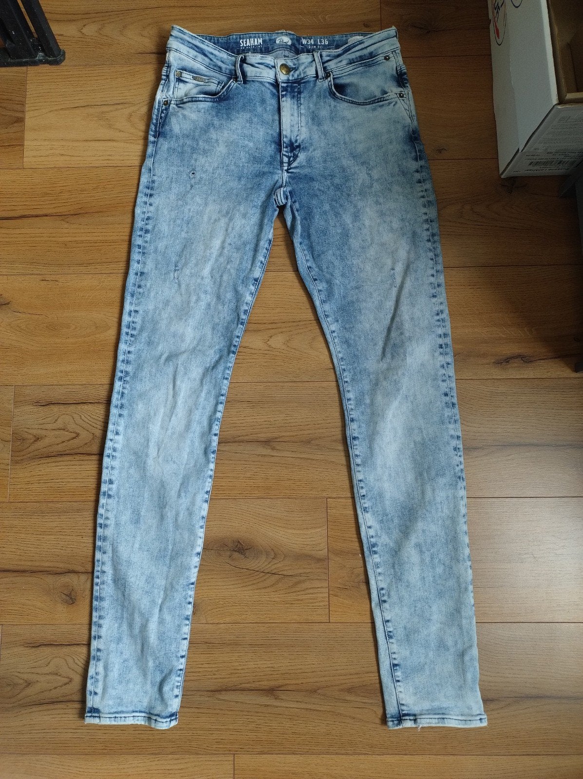 Petrol Seaham spijkerbroek jeans 34/36 lichtblauw blauw, Ophalen of Verzenden, Blauw, W33 - W34 (confectie 48/50), Petrol
