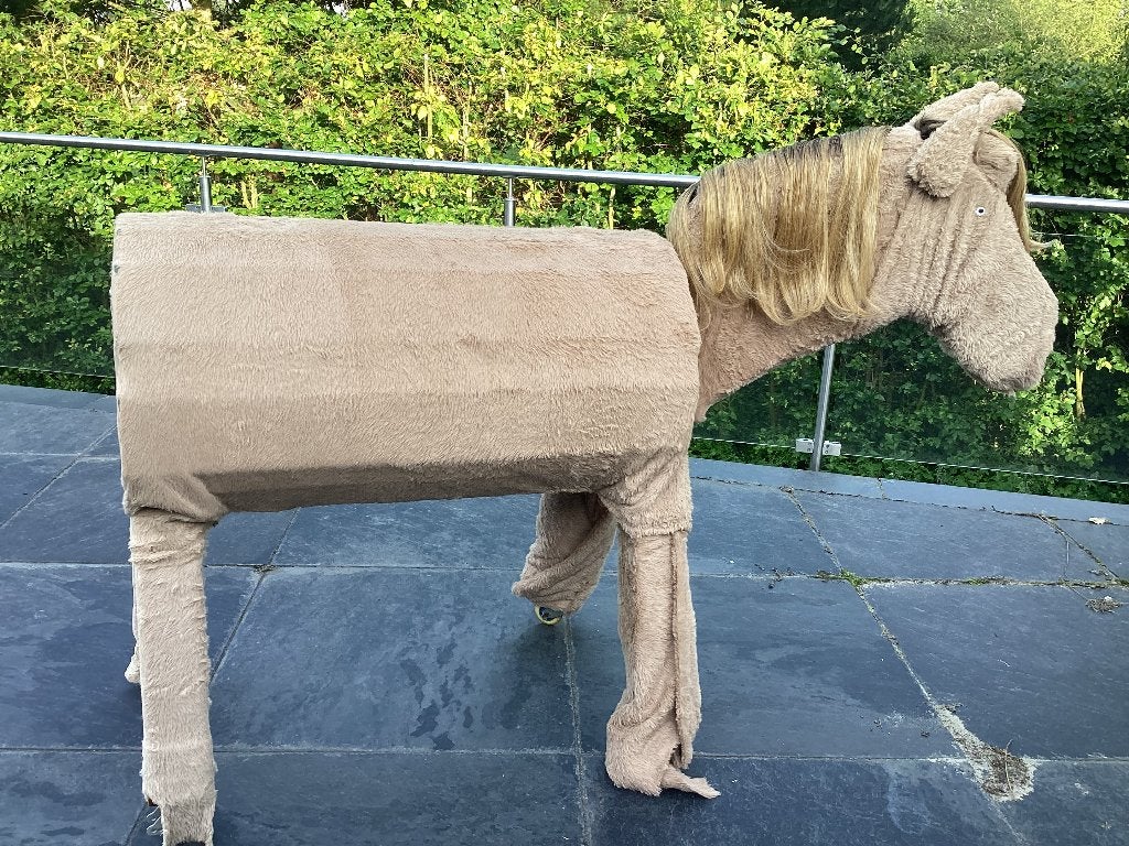 Houten paard, haflinger ras, Ophalen, Zo goed als nieuw