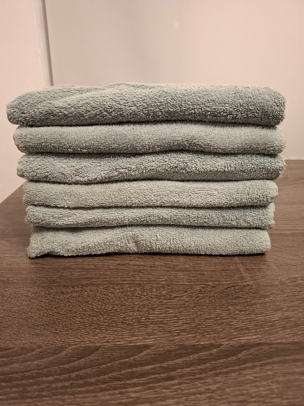 Set van 6 zware kwaliteit handdoeken, Ophalen of Verzenden, Nieuw, Groen, Handdoek