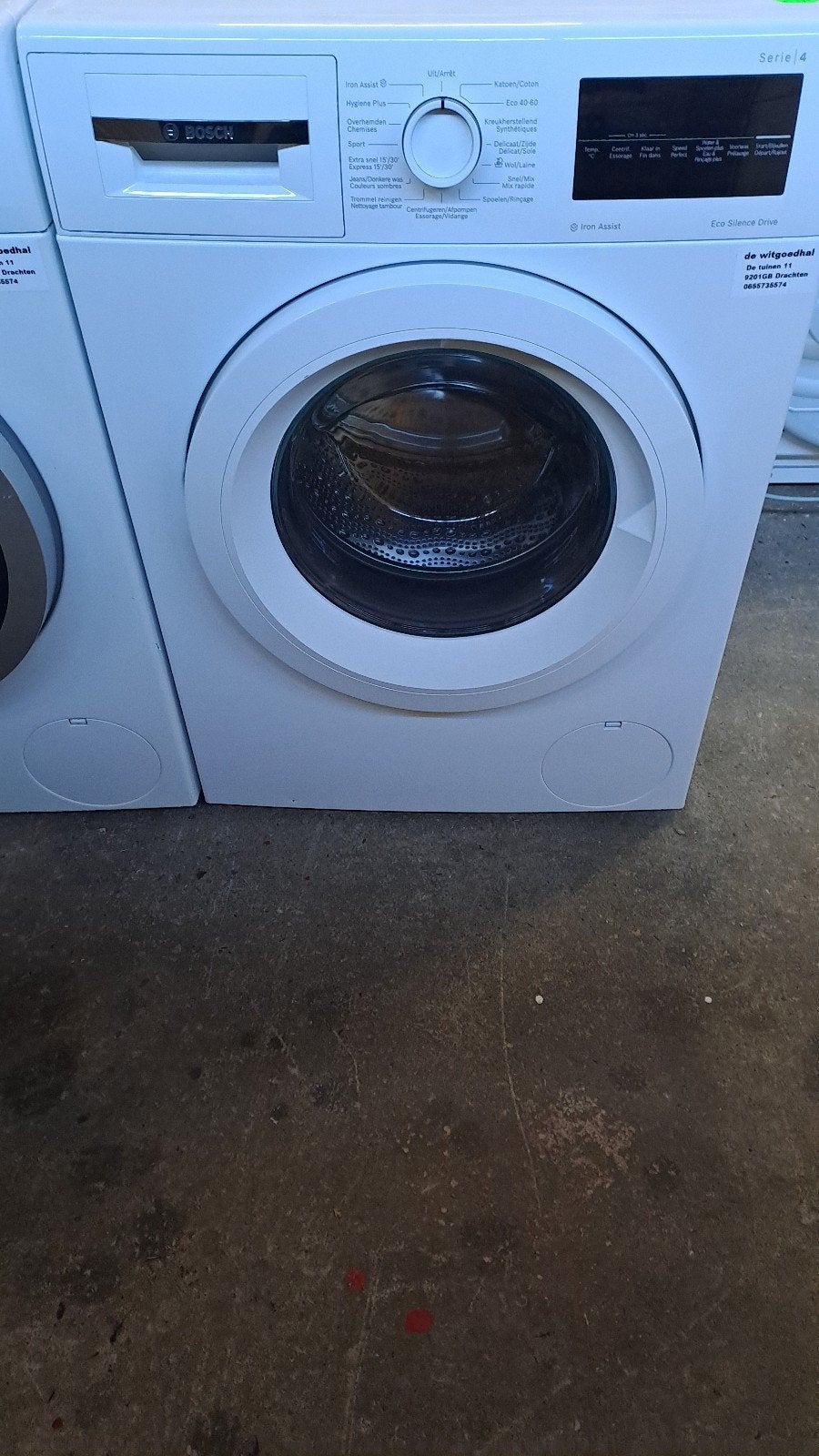 Bosch Serie 4 Eco Silence Drive Wasmachine zo goed als nieu, Bosch, Contact@bosch-home.nl, Ophalen of Verzenden, Zo goed als nieuw