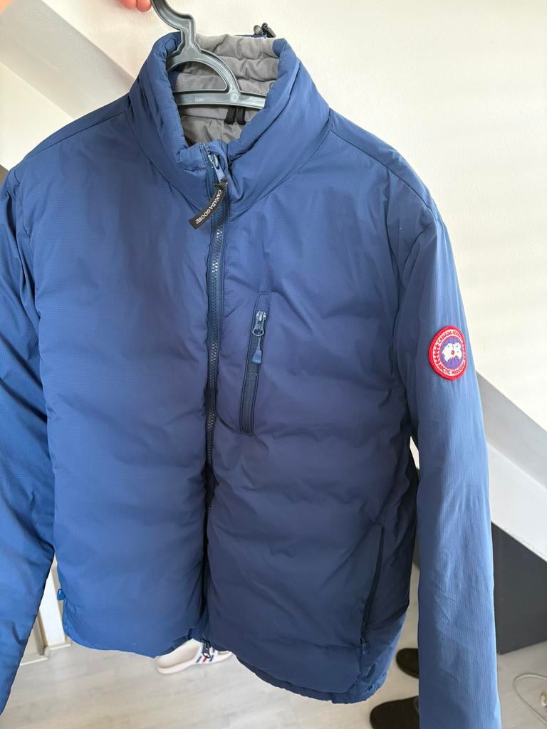 Canada Goose donsjas heren, Kleding | Heren, Jassen | Winter, Ophalen of Verzenden, Zo goed als nieuw, Blauw