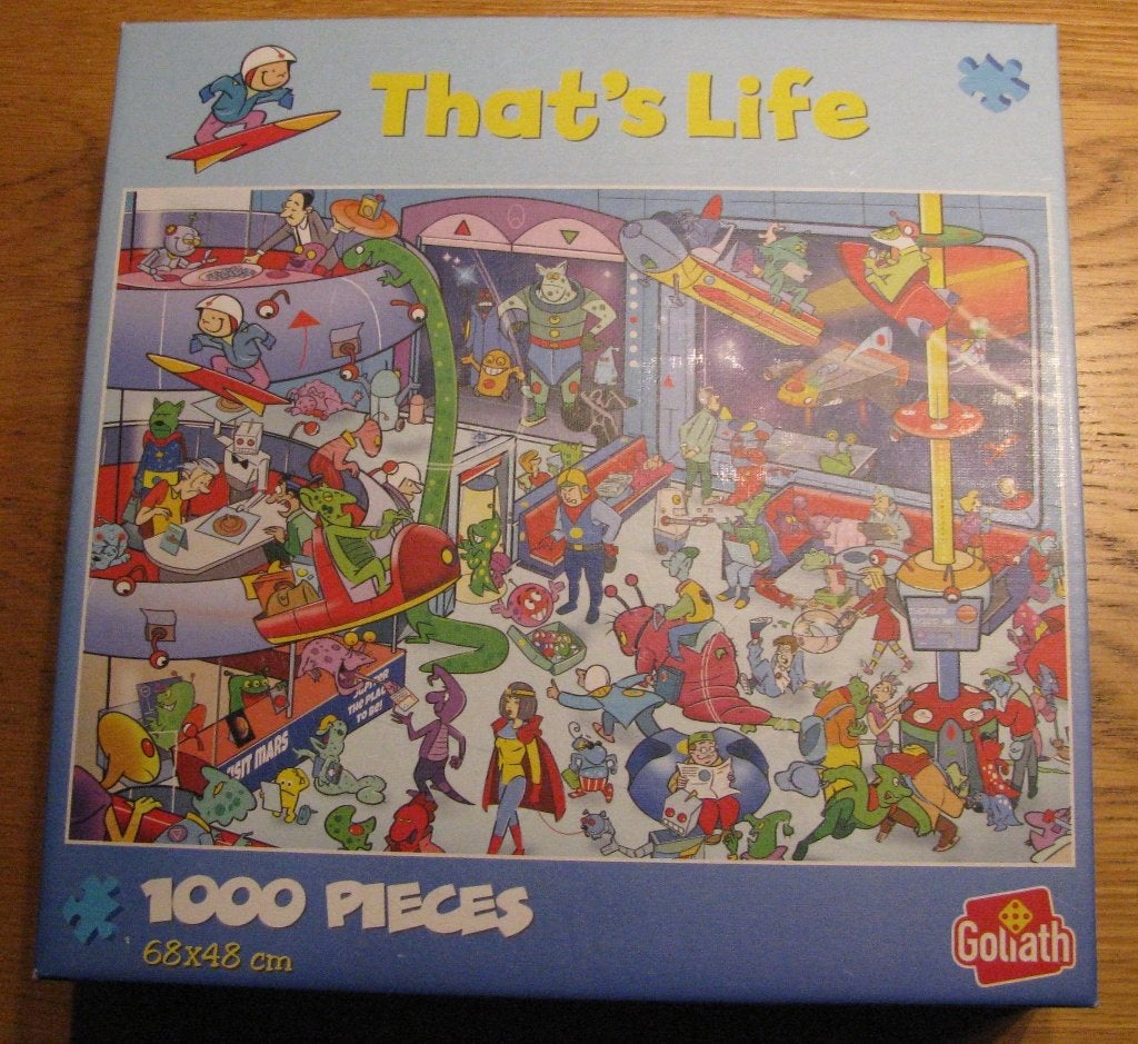 Puzzel  1000 stukjes. That's Life.  Merk : Goliath, Ophalen of Verzenden, 500 t/m 1500 stukjes, Gebruikt, Legpuzzel