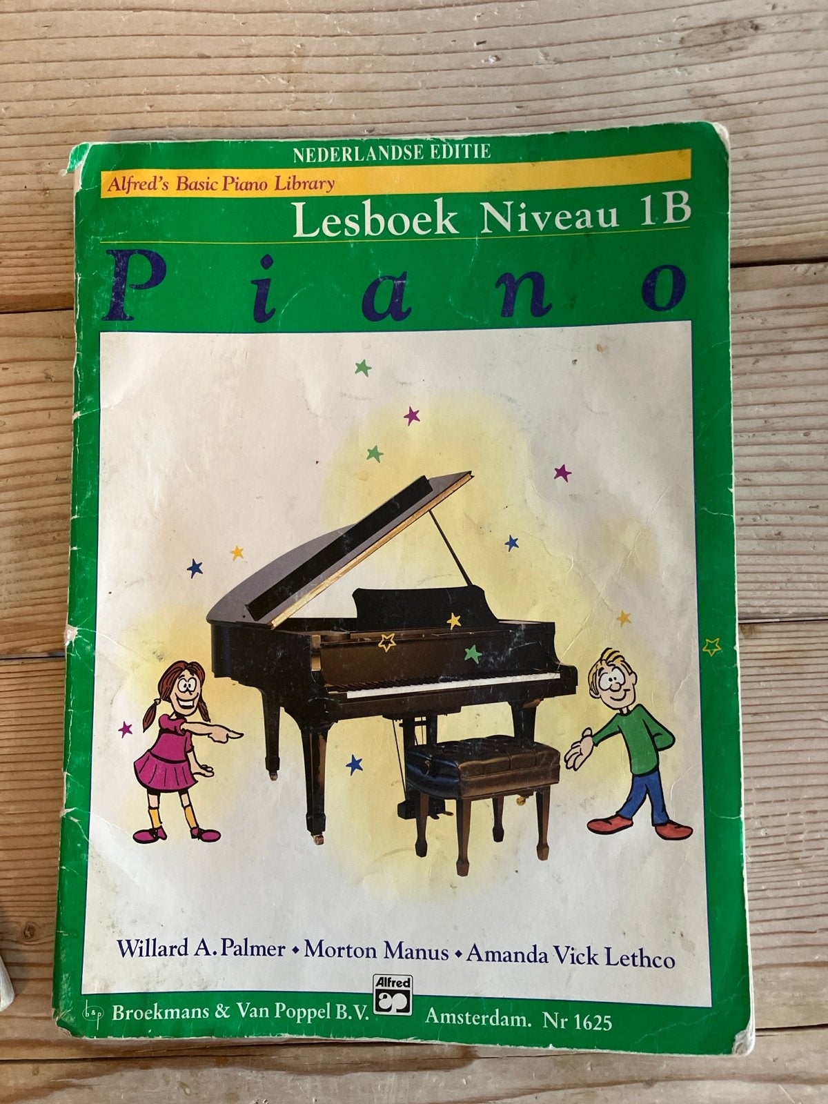 Alfred's Basic Piano Library Lesboek Niveau 1B, Gebruikt, Overige genres, Les of Cursus, Ophalen of Verzenden