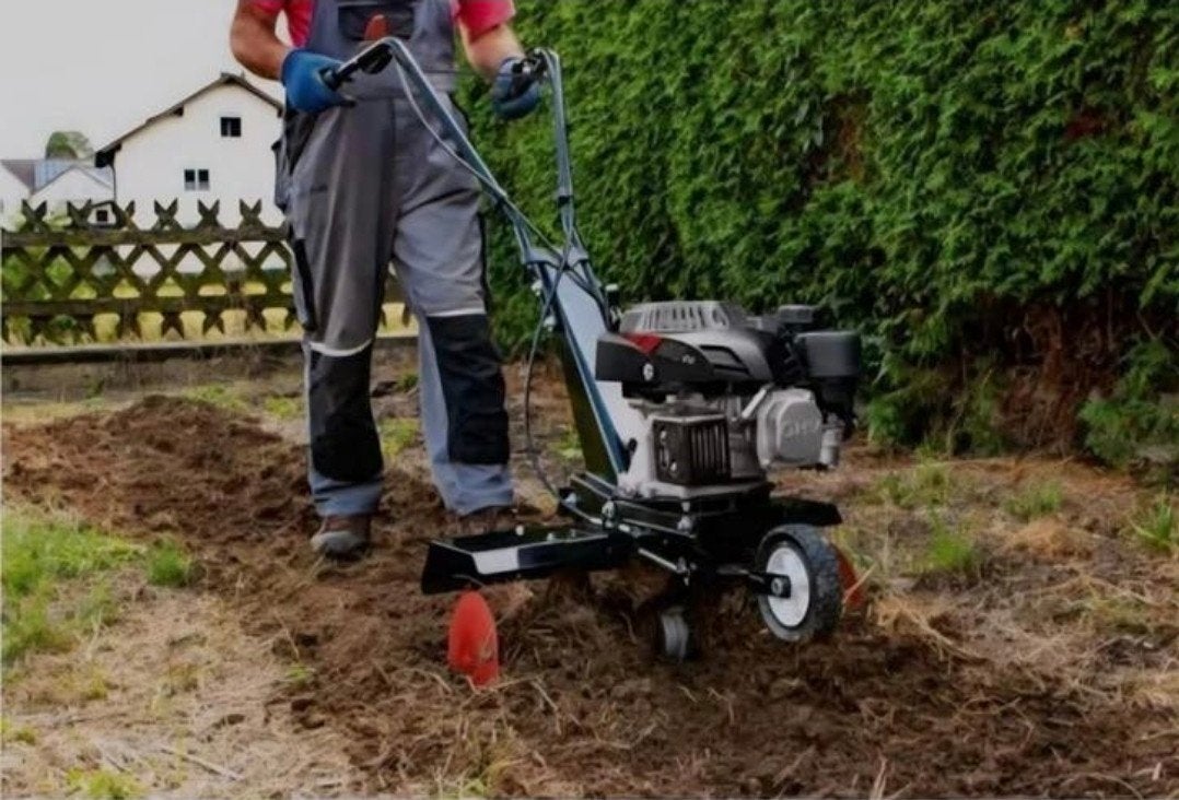 Tuinfrees/grondfrees te huur, Ophalen