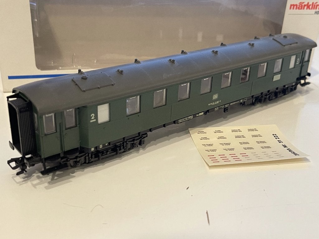 Märklin 4376 personenwagon DB Duitsland type Buhe in OVP, Wisselstroom, Gebruikt, Wagon, Ophalen of Verzenden