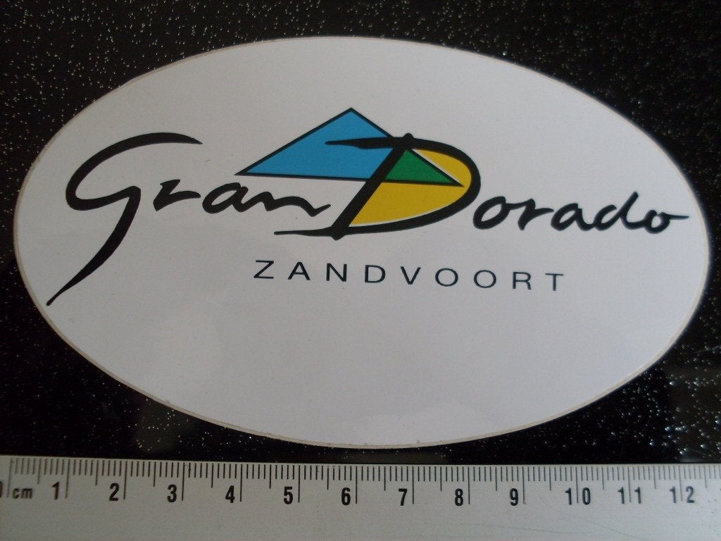 sticker Gran Dorado zandvoort logo, Verzamelen, Verzenden, Zo goed als nieuw, Bedrijf of Vereniging