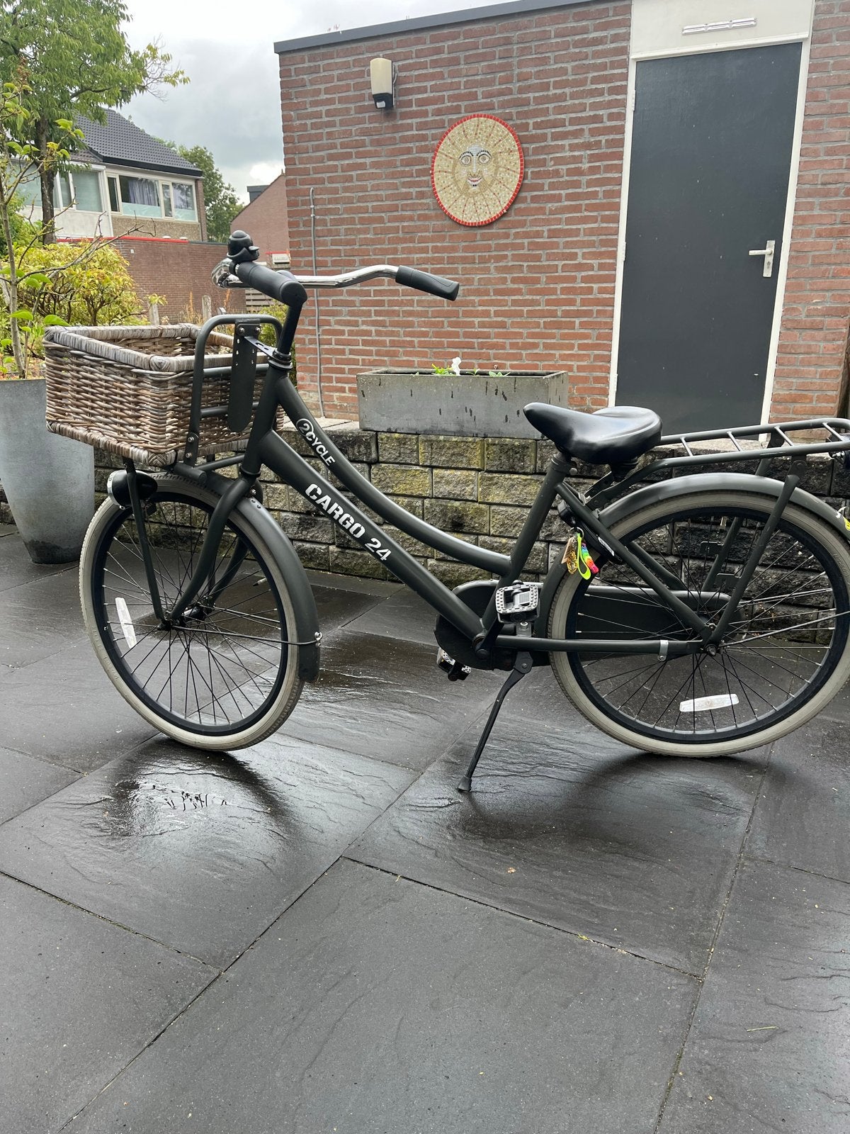 2Cycle Cargo 24 transportfiets met mand, Ophalen, Gebruikt, Terugtraprem, 24 inch