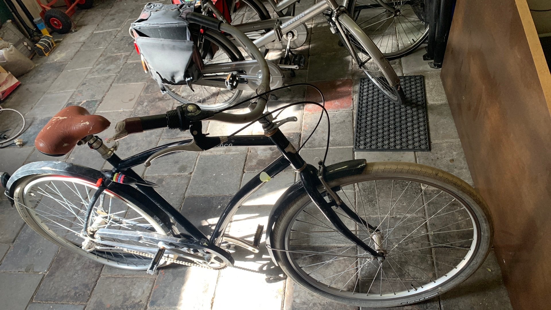 Johnny loco fiets, Ophalen, Terugtraprem, Gebruikt, Staal