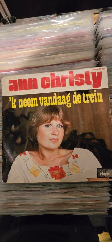 Ann Christy - 'k neem vandaag de trein vinyl single, Ophalen