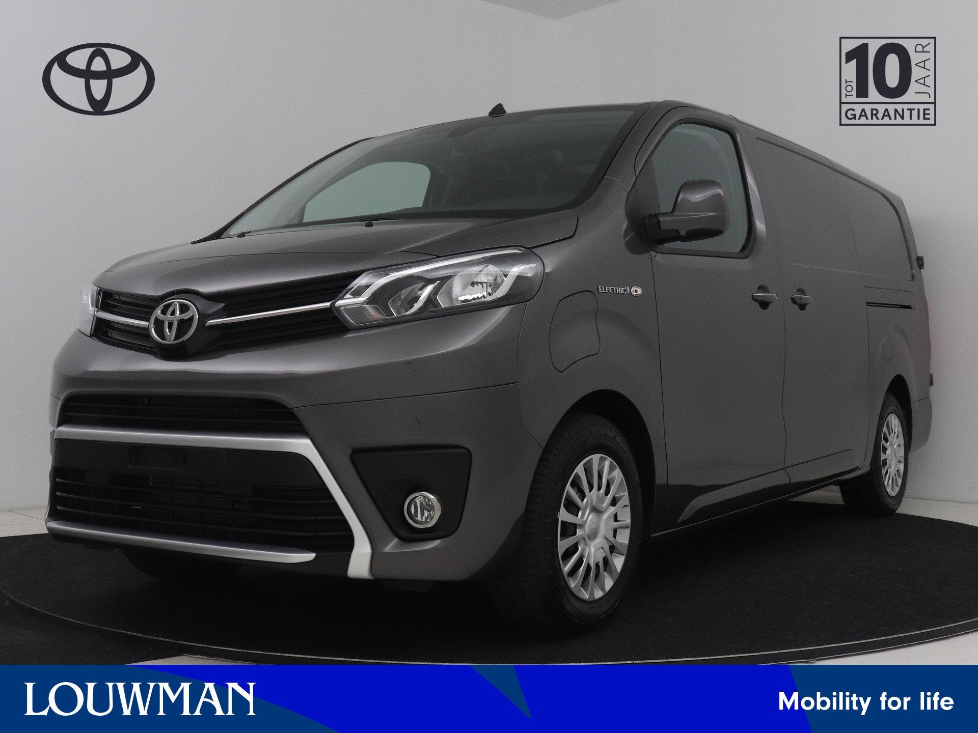 Toyota PROACE Electric Worker Long Professional Extra Range, Auto's, Zwart, 24 maanden, Origineel Nederlands, 75 kWh
