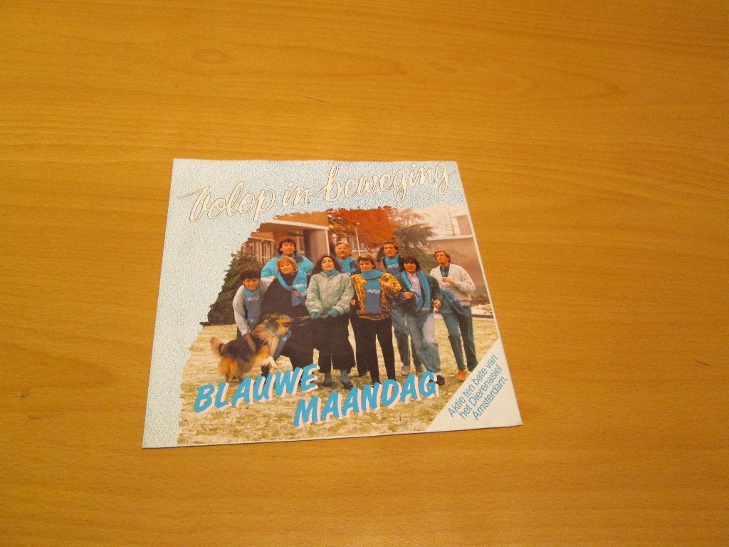 Blauwe Maandag ‎- Volop In Beweging / A Capella Versie), Ophalen of Verzenden, Gebruikt, Pop