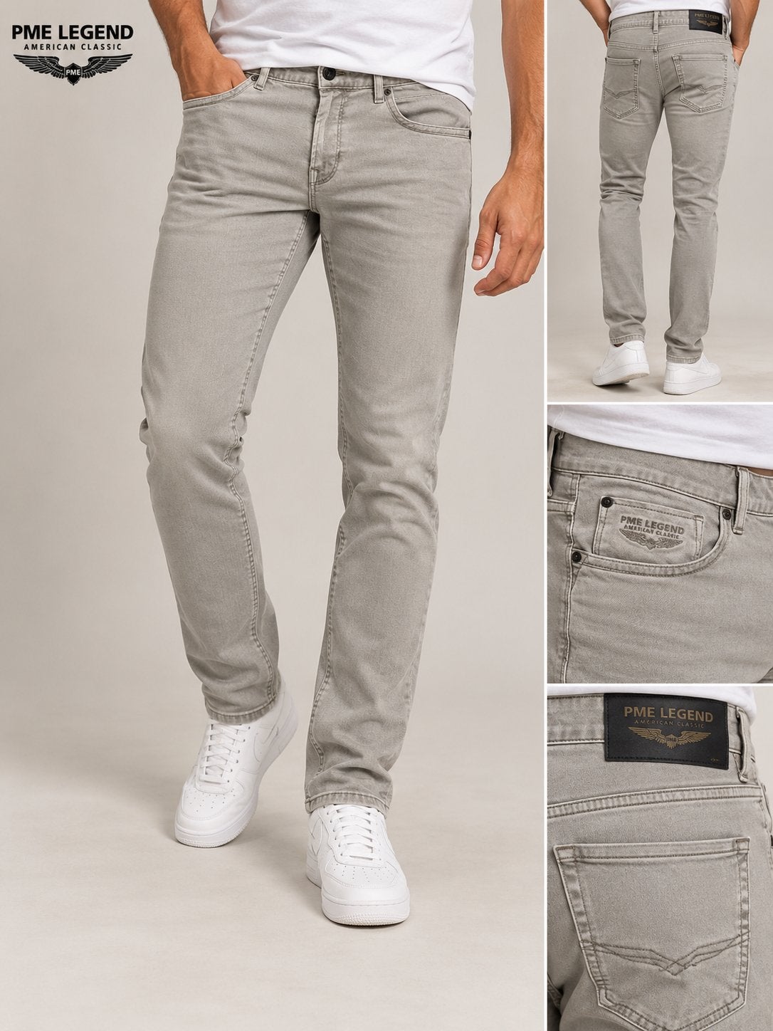 PME Legend Navigator Jeans – Slim Fit – W36 L32, Ophalen of Verzenden, Nieuw, Grijs, W36 - W38 (confectie 52/54)