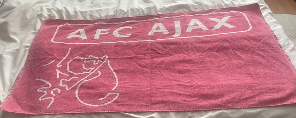 Ajax strandlaken Officieel clubaccessoire, Ophalen of Verzenden, Gebruikt, Ajax