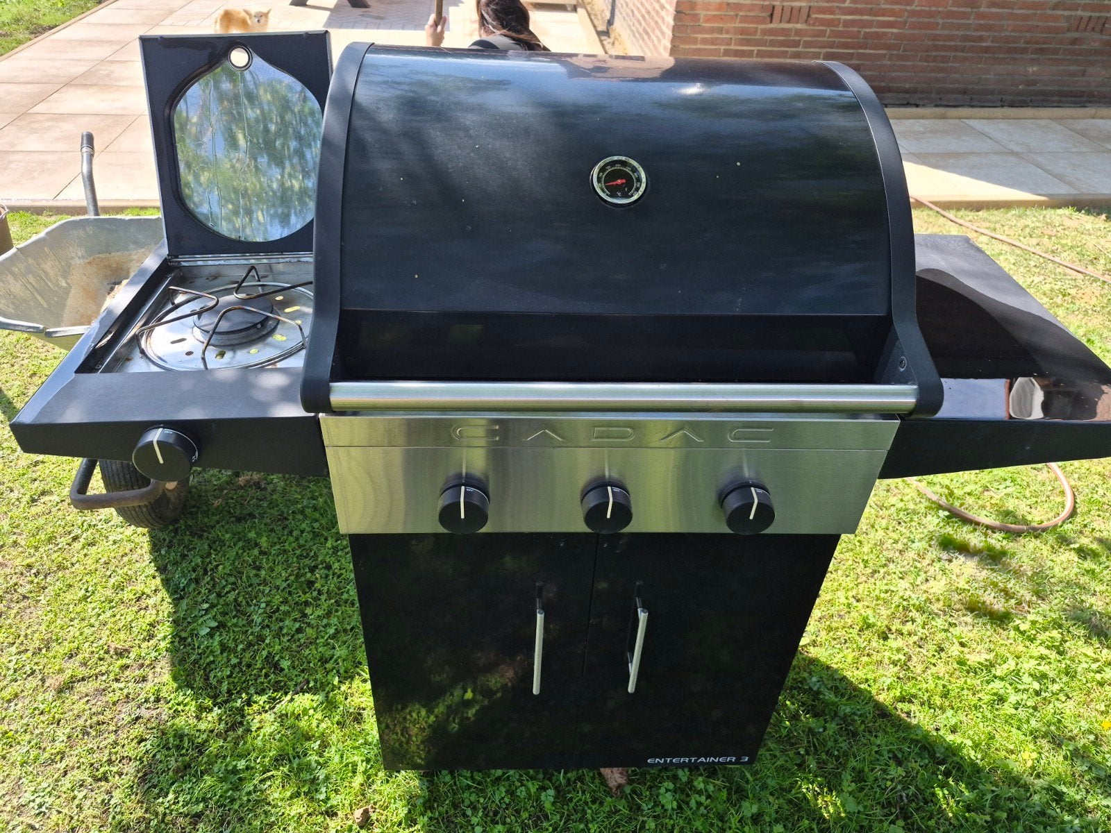 Gasbarbecue, Ophalen