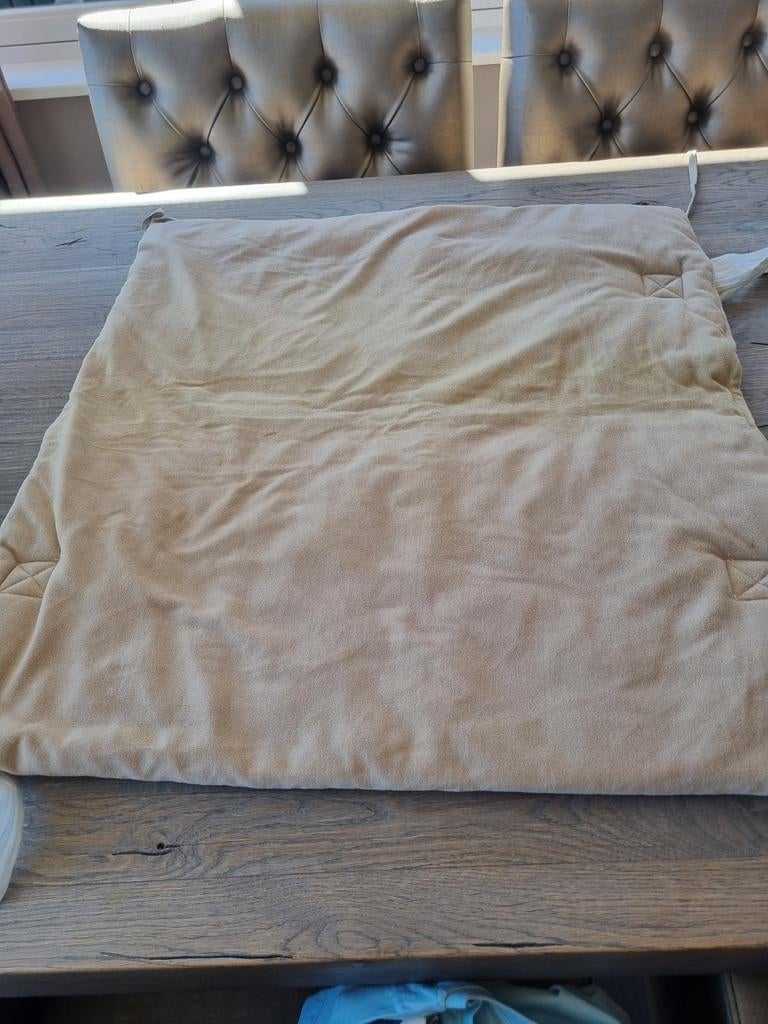 Box aankleding beige, Kinderen en Baby's, Boxen, Ophalen of Verzenden, Zo goed als nieuw