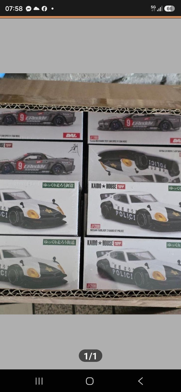 Mini GT Kaido House Modelauto's - Diverse Modellen, Onbekend, Nieuw, Ophalen of Verzenden, Onbekend