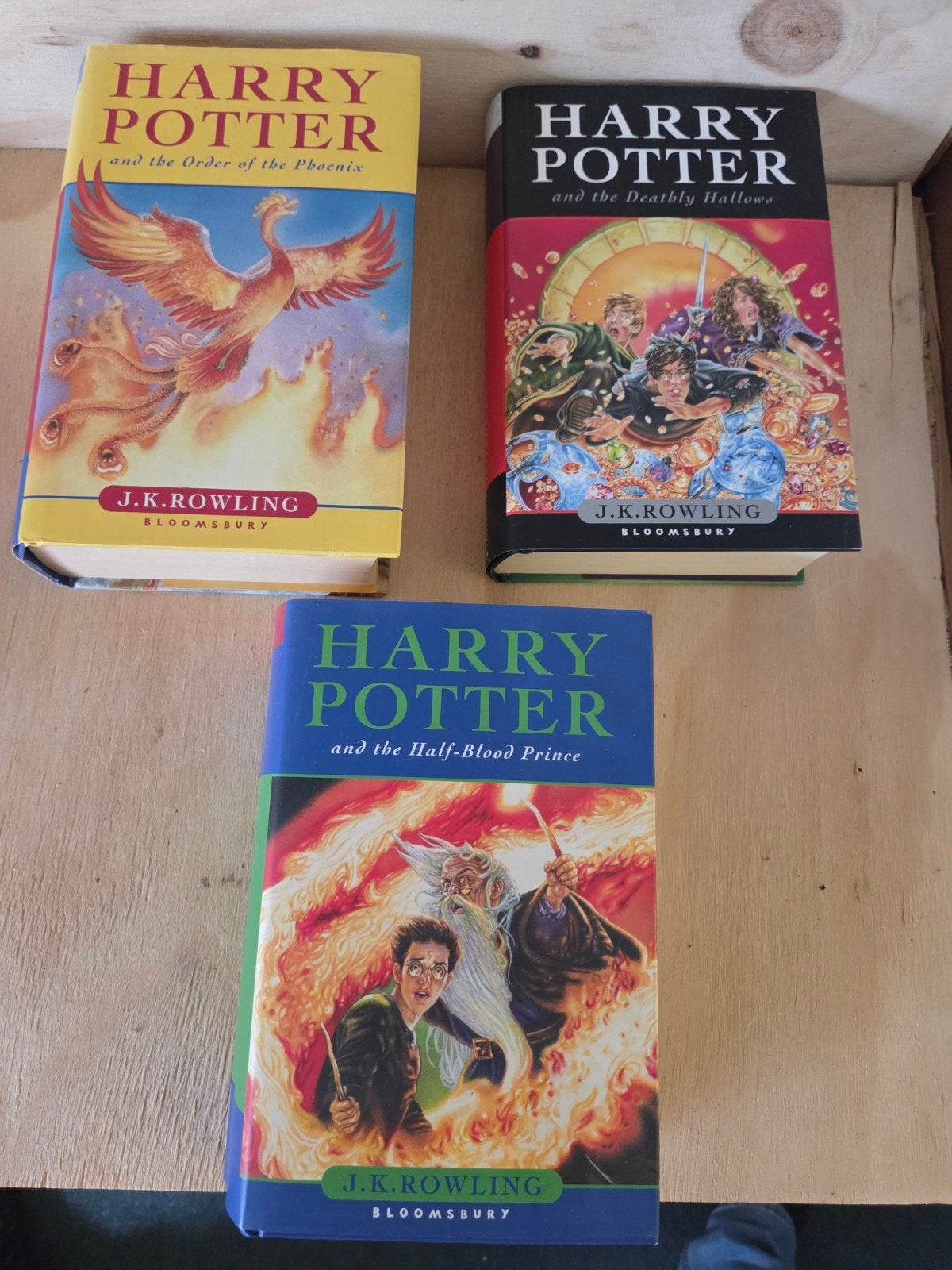 Harry Potter boeken Engels - Deel 5, 6 en 7, Ophalen of Verzenden, Zo goed als nieuw, Boek of Poster