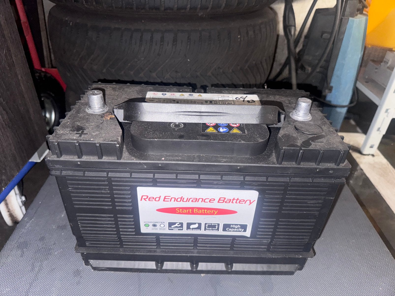 12V Startaccu 102Ah 720A – Werkend, Ophalen, Gebruikt