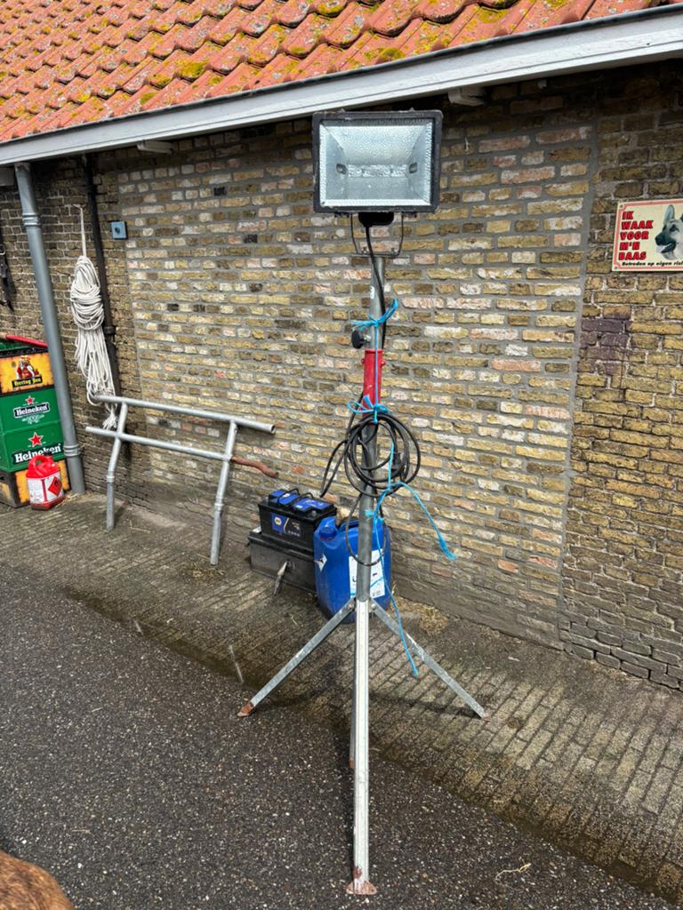 Bouwlamp, Ophalen of Verzenden, Zo goed als nieuw, Lamp