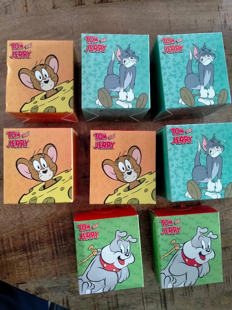 Tom en Jerry Happy Meal Mcdonalds figuren kat en muis, Verzenden, Overige figuren, Zo goed als nieuw, Overige typen