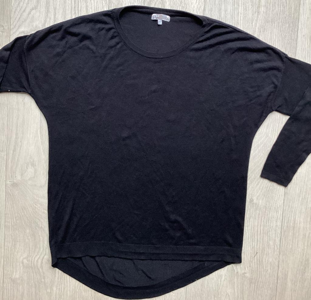 Zwarte trui maat M van Up2Fashion met lange mouwen, Kleding | Dames, Maat 38/40 (M), Up2Fashion, Zwart, Ophalen of Verzenden