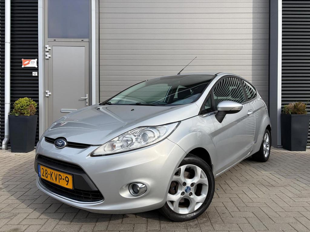 Ford Fiesta 1.25 Titanium/155.000 NAP/Airco/Lichtmetaal/PDC/, Voorwielaandrijving, Euro 5, Stof, 4 cilinders