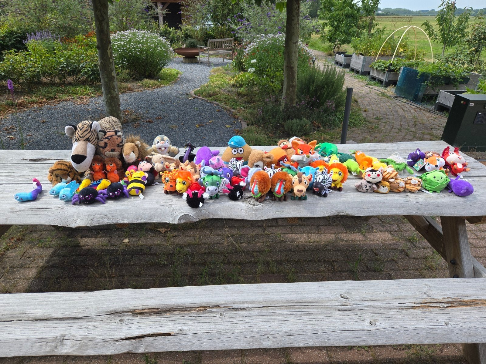 Grote partij pluche knuffels en supermarkt mini's, Kinderen en Baby's, Speelgoed | Knuffels en Pluche, Ophalen, Zo goed als nieuw