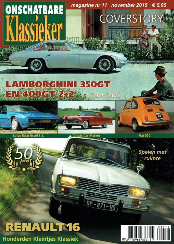 Onschatbare Klassieker 2015 nr. 11 (o.a. Renault 16), Verzenden, Gelezen, Algemeen