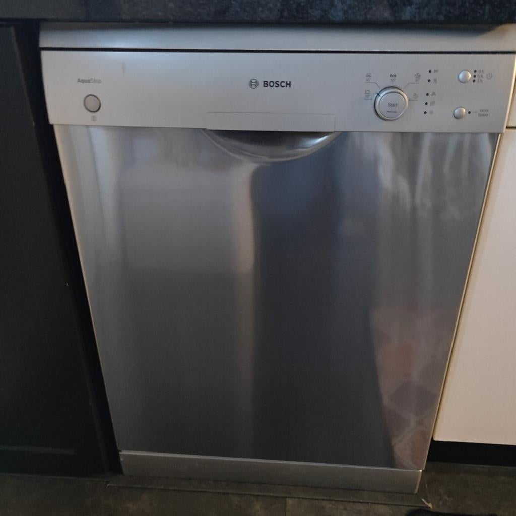 Bosch SMS50D48EU/34 Vrijstaande Vaatwasser - Zilver, Witgoed en Apparatuur, Vaatwasmachines, Gebruikt, 60 cm of meer, Ophalen of Verzenden
