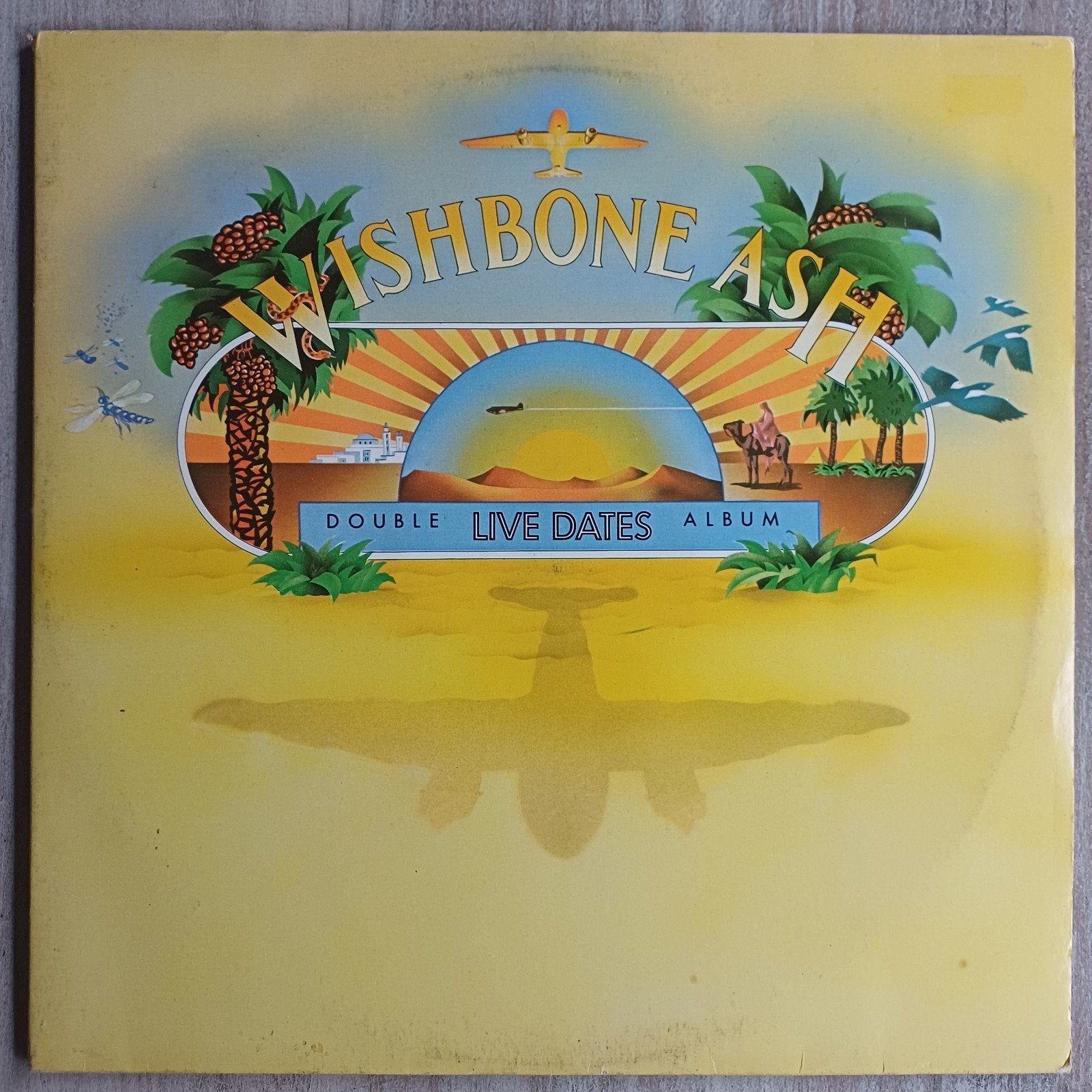 Wishbone Ash 2 LP - Live Dates, Ophalen of Verzenden, Gebruikt, 12 inch, Poprock