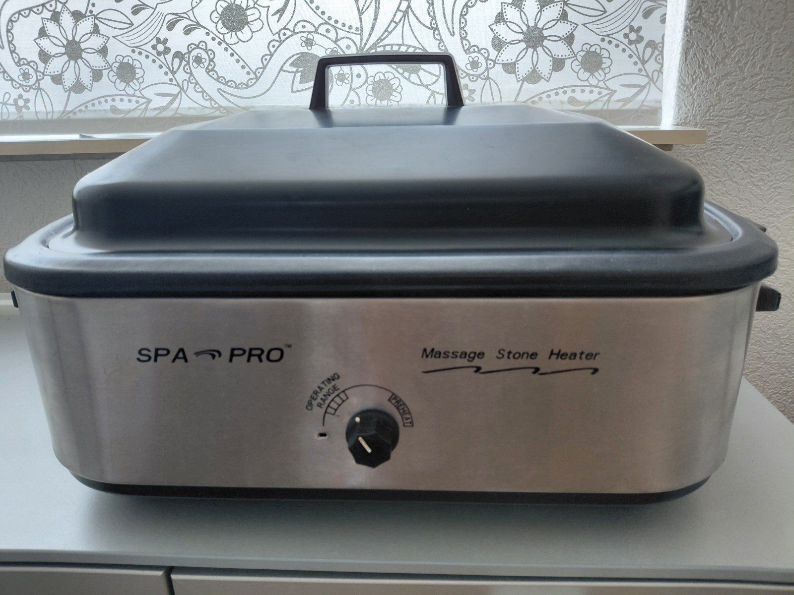 Massage Stone Heater plus hot stones, Ophalen, Zo goed als nieuw, Hotstone