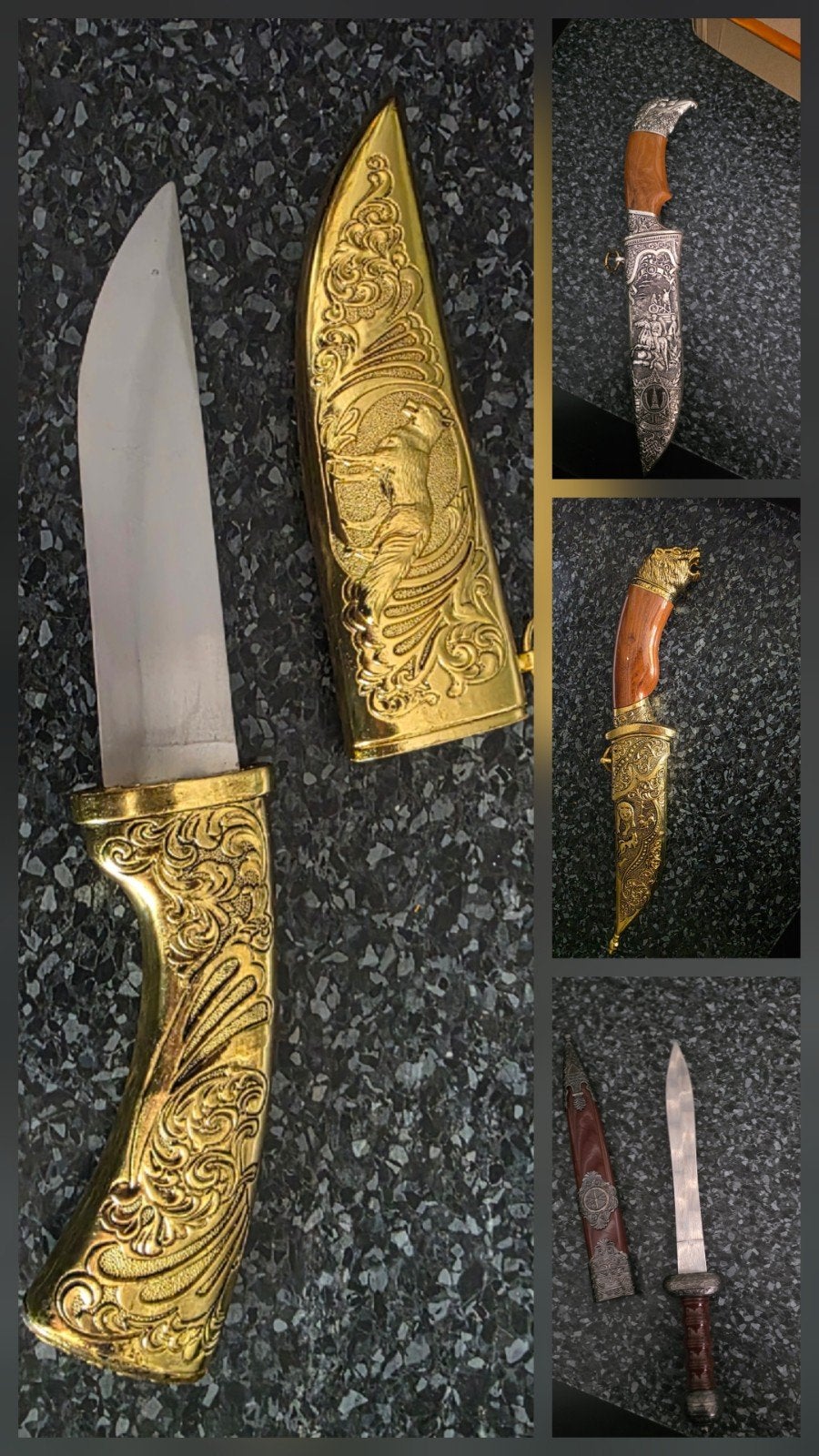 prachtige dolken decoratie mes metalen zwaard, Verzamelen, Ophalen of Verzenden, Nieuw