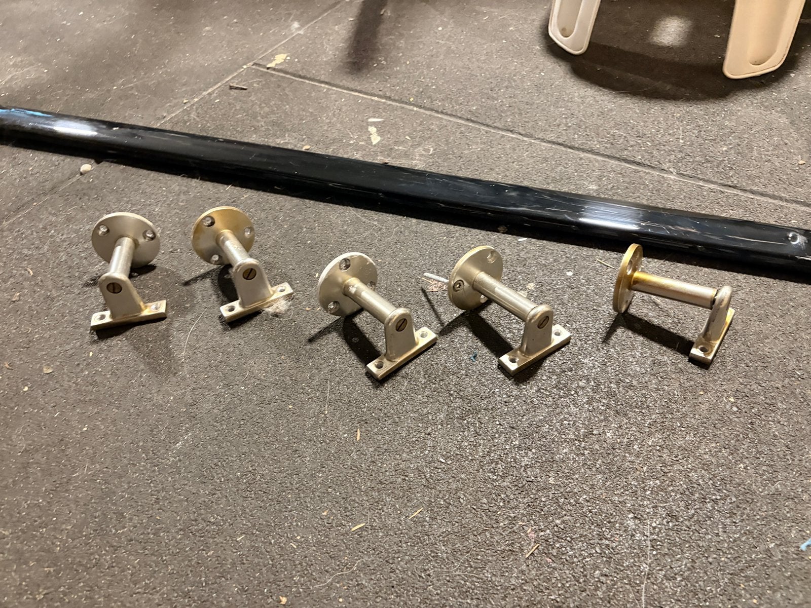 Trapleuning metalen kern, Doe-het-zelf en Verbouw, Ophalen of Verzenden, Gebruikt, Trap, 2 tot 4 meter