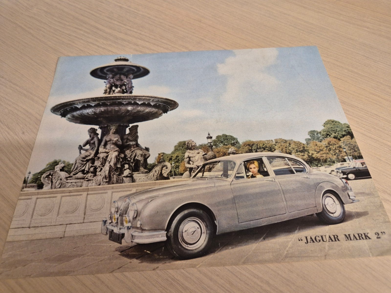 jaren 50 60 Jaguar mk 2 Mark 2 2,4 2,4 3,8 brochure izgst, Ophalen of Verzenden, Zo goed als nieuw, Overige merken